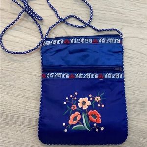 Chinese Embroidered Silk Purse Bag